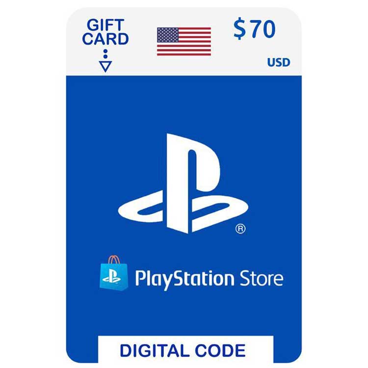 گیفت کارت 70 دلاری PSN آمریکا