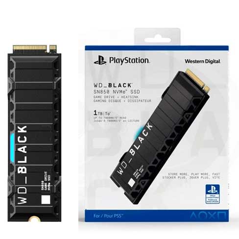 WD_BLACK SN850 SSD with Heatsink for PS5 1T