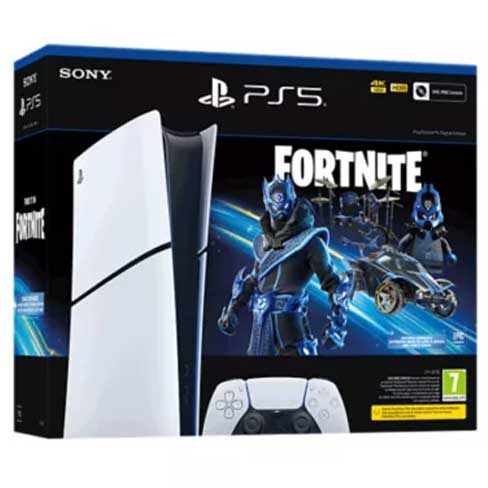 PlayStation 5 Slim Digital 2016 Europe Fortnite® Cobalt Star Bundle